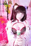 [Cosplay] Erokawa Nekomi - Chocola Chinese Dress