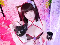 [Cosplay] Erokawa Nekomi - Chocola Chinese Dress