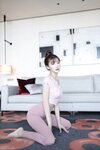 [Cosplay] 陆萱萱 开档瑜伽裤