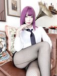 [Cosplay] Money 冷冷 - OL net uniform OL网网制服