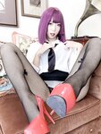 [Cosplay] Money 冷冷 - OL net uniform OL网网制服