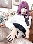[Cosplay] Money 冷冷 - OL net uniform OL网网制服