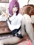 [Cosplay] Money 冷冷 - OL net uniform OL网网制服