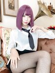 [Cosplay] Money 冷冷 - OL net uniform OL网网制服