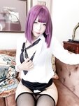 [Cosplay] Money 冷冷 - OL net uniform OL网网制服