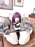 [Cosplay] Money 冷冷 - OL net uniform OL网网制服