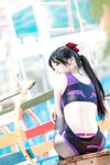 [Cosplay] 雪晴Astra 紫色恶魔竞泳
