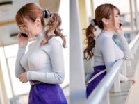 [Photobook] 園田みおん 着衣したままおっぱいSEX3本番