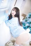 [Cosplay] Tina很妖孽呀 蓝色秋冬毛衣