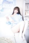 [Cosplay] Tina很妖孽呀 蓝色秋冬毛衣
