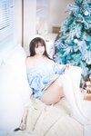 [Cosplay] Tina很妖孽呀 蓝色秋冬毛衣
