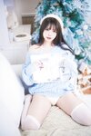 [Cosplay] Tina很妖孽呀 蓝色秋冬毛衣