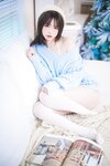 [Cosplay] Tina很妖孽呀 蓝色秋冬毛衣
