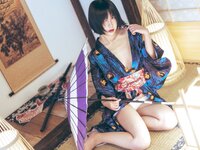 [Cosplay] SU 逐月 - Peacock Kimono 孔雀和服