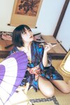 [Cosplay] SU 逐月 - Peacock Kimono 孔雀和服
