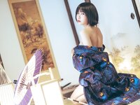 [Cosplay] SU 逐月 - Peacock Kimono 孔雀和服