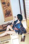 [Cosplay] SU 逐月 - Peacock Kimono 孔雀和服