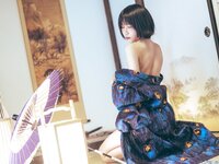 [Cosplay] SU 逐月 - Peacock Kimono 孔雀和服