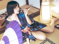 [Cosplay] SU 逐月 - Peacock Kimono 孔雀和服