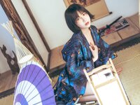 [Cosplay] SU 逐月 - Peacock Kimono 孔雀和服