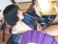 [Cosplay] SU 逐月 - Peacock Kimono 孔雀和服