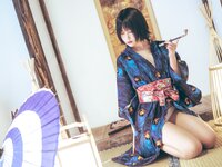 [Cosplay] SU 逐月 - Peacock Kimono 孔雀和服