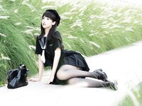 [Cosplay] 不呆猫 放课后野外JK