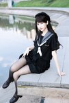[Cosplay] 不呆猫 放课后野外JK