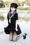 [Cosplay] 不呆猫 放课后野外JK