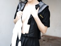 [Cosplay] 不呆猫 放课后野外JK