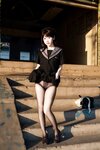 [Cosplay] 不呆猫 放课后野外JK
