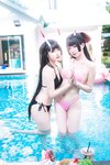 [Cosplay] 封疆疆v x 祖木子 能代 x 酒匂泳装