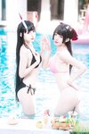 [Cosplay] 封疆疆v x 祖木子 能代 x 酒匂泳装