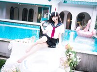 [Cosplay] 封疆疆v x 祖木子 能代 x 酒匂泳装