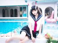 [Cosplay] 封疆疆v x 祖木子 能代 x 酒匂泳装