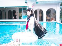 [Cosplay] 封疆疆v x 祖木子 能代 x 酒匂泳装
