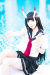 [Cosplay] 封疆疆v x 祖木子 能代 x 酒匂泳装