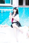 [Cosplay] 封疆疆v x 祖木子 能代 x 酒匂泳装