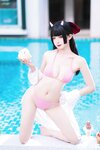 [Cosplay] 封疆疆v x 祖木子 能代 x 酒匂泳装