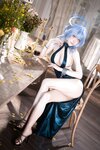 [Cosplay] 水淼aqua 蔚蓝档案 天雨亚子礼服