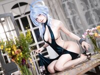 [Cosplay] 水淼aqua 蔚蓝档案 天雨亚子礼服