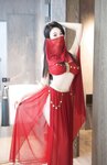 [Cosplay] 清妙 红色舞裙