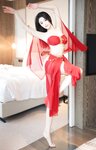 [Cosplay] 清妙 红色舞裙
