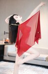 [Cosplay] 清妙 红色舞裙