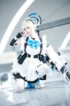 [Cosplay] 大大卷卷小卷 碧蓝档案飞鸟马时 短女仆