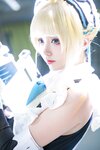 [Cosplay] 大大卷卷小卷 碧蓝档案飞鸟马时 短女仆