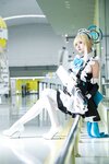 [Cosplay] 大大卷卷小卷 碧蓝档案飞鸟马时 短女仆