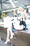 [Cosplay] 大大卷卷小卷 碧蓝档案飞鸟马时 短女仆