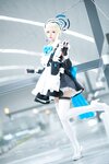 [Cosplay] 大大卷卷小卷 碧蓝档案飞鸟马时 短女仆