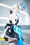 [Cosplay] 大大卷卷小卷 碧蓝档案飞鸟马时 短女仆